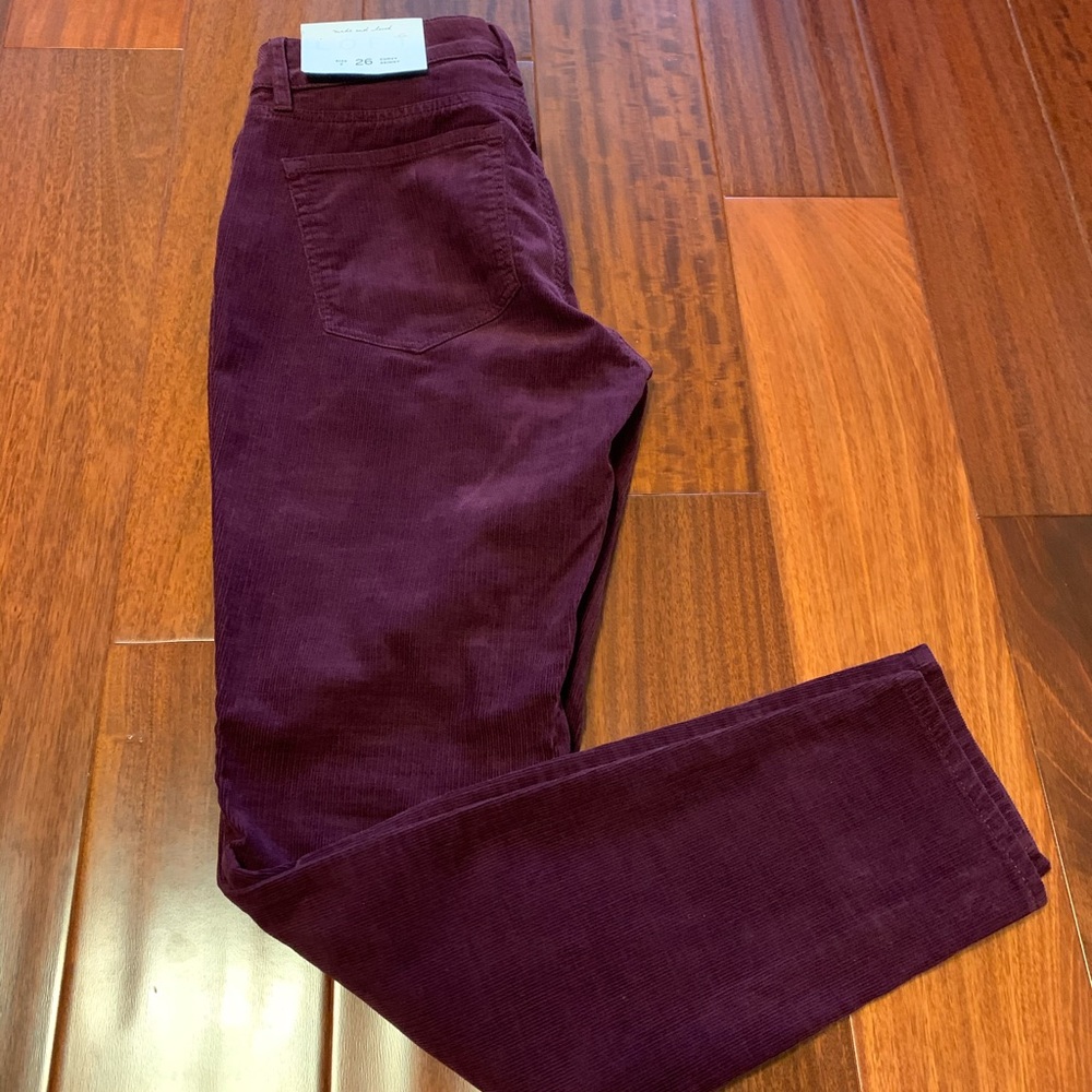 Loft purple skinny pants